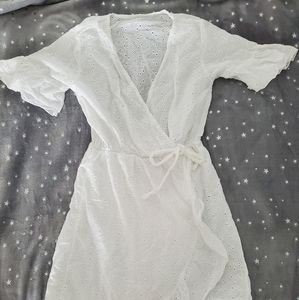 White Eyelet Dress